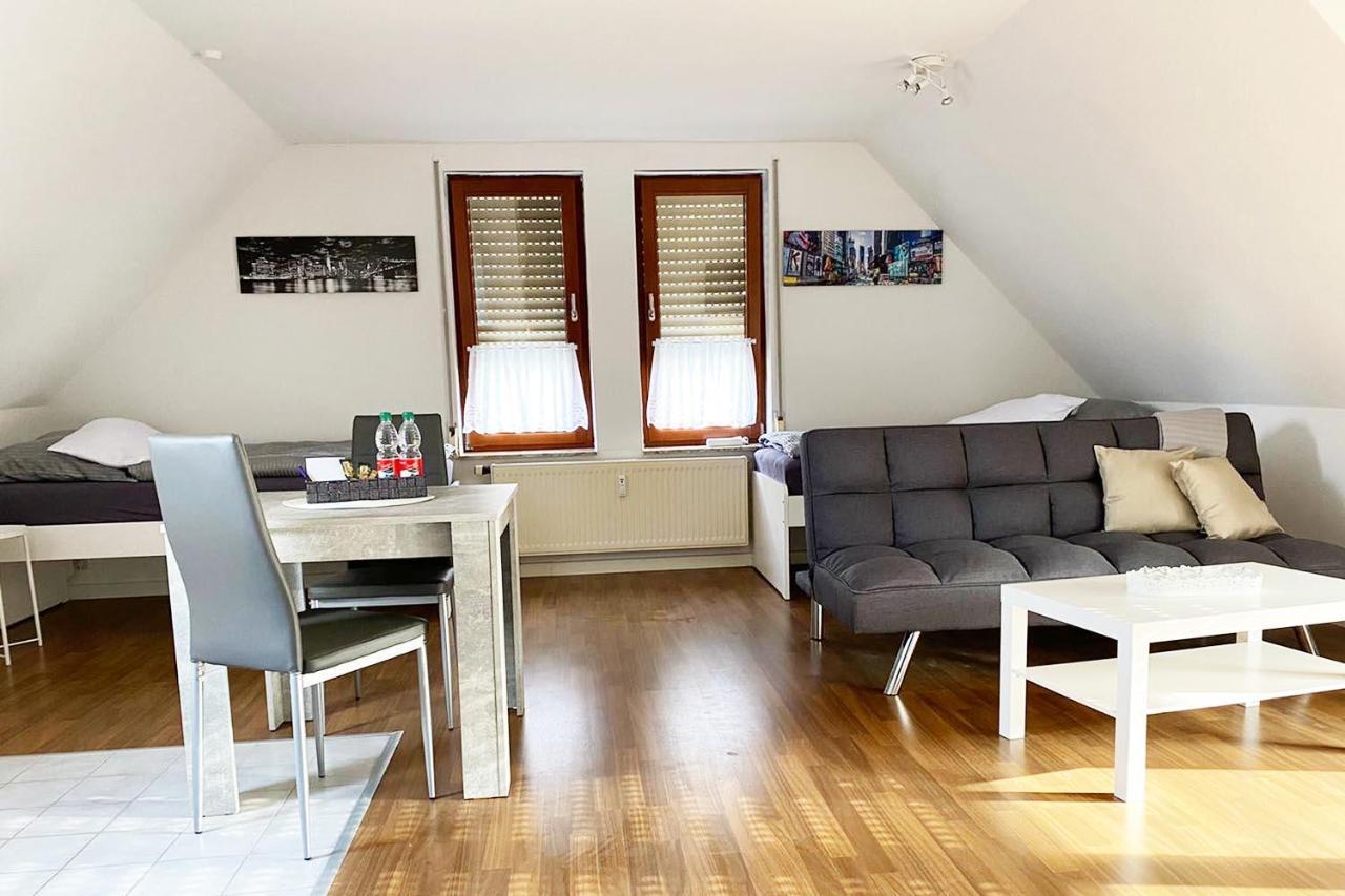 Schönes 1 Zimmer Apartment mit Dachterrasse Glauchau Exterior foto